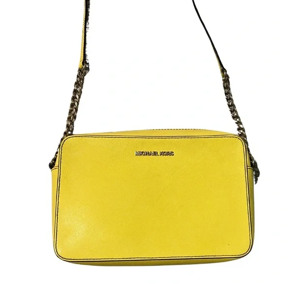 Michael kors yellow crossbody purse - Picture 3 of 6